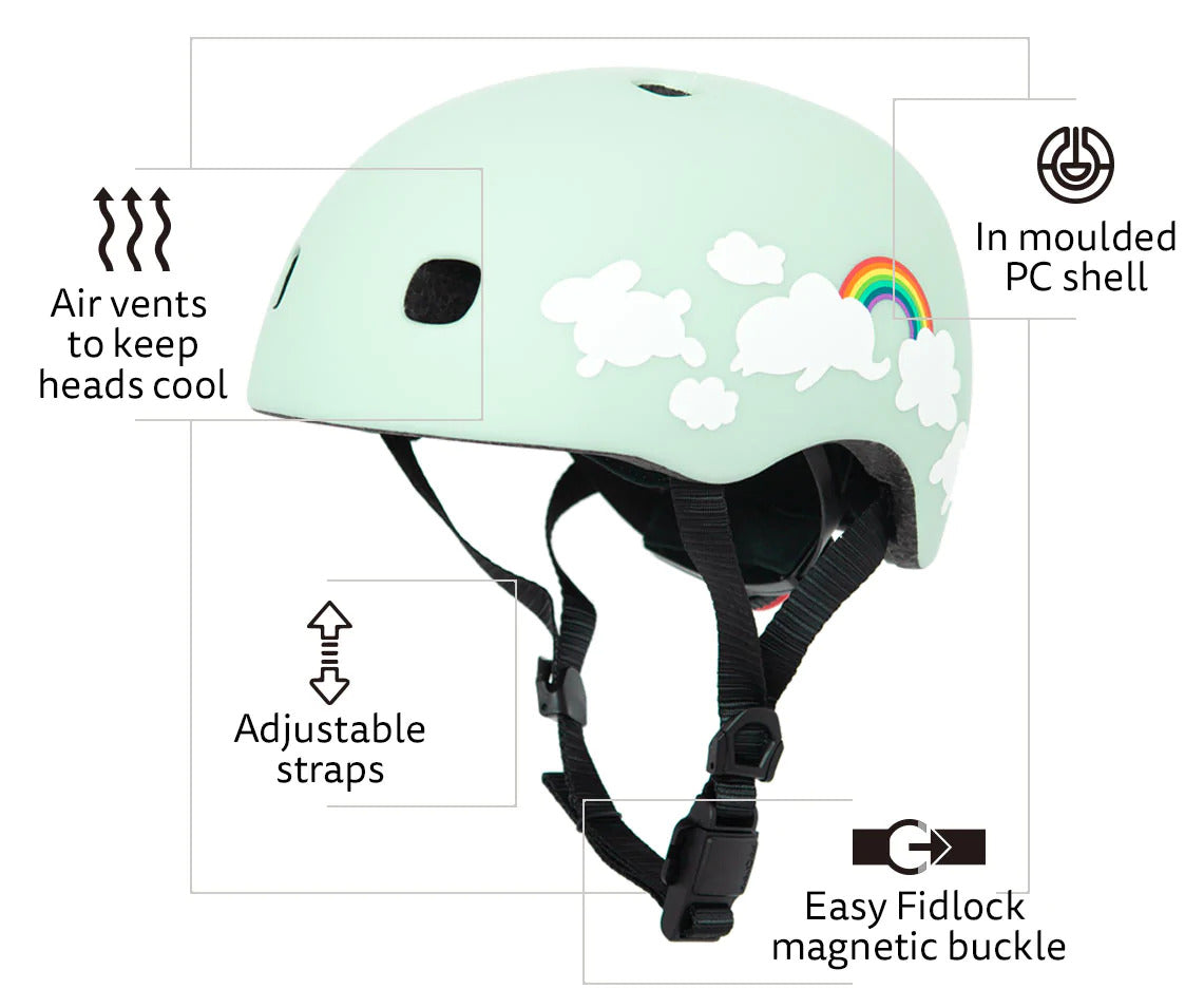 MICRO Helmet Kids Pattern - Clouds -  Small