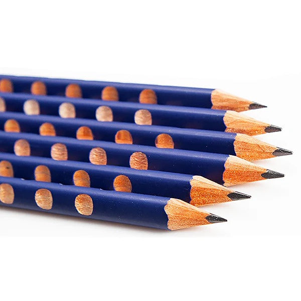 Lyra Groove Natural Grip Pencils - Set of 6