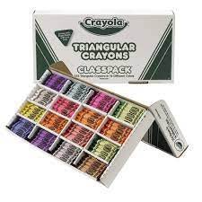 Crayola Triangular Crayons - 256pk