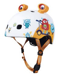 MICRO Kids Pattern Helmet - 3D Monsters -X Small