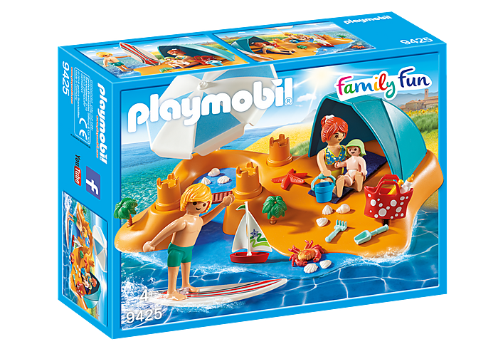PLAYMOBIL Family Fun - Family Beach Day - 9425