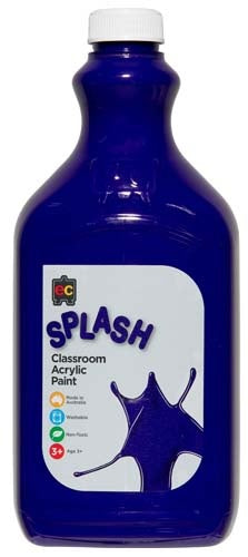 EC Splash Classroom Acrylic Paint - 2 Litre - Purple Blast (Purple)