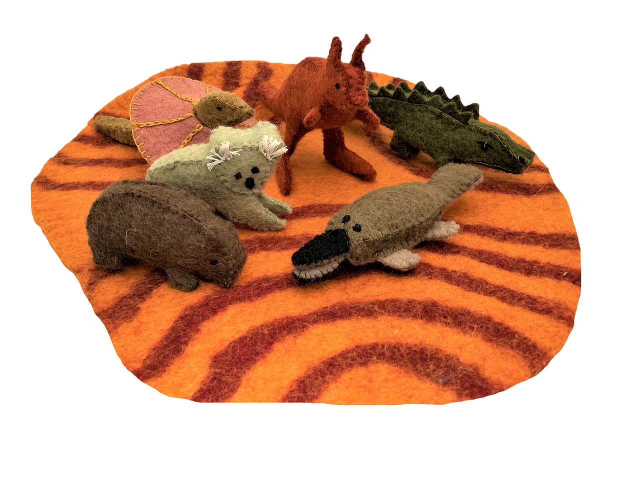 PAPOOSE - Australian Animals+ Outback Mat - Set of 7