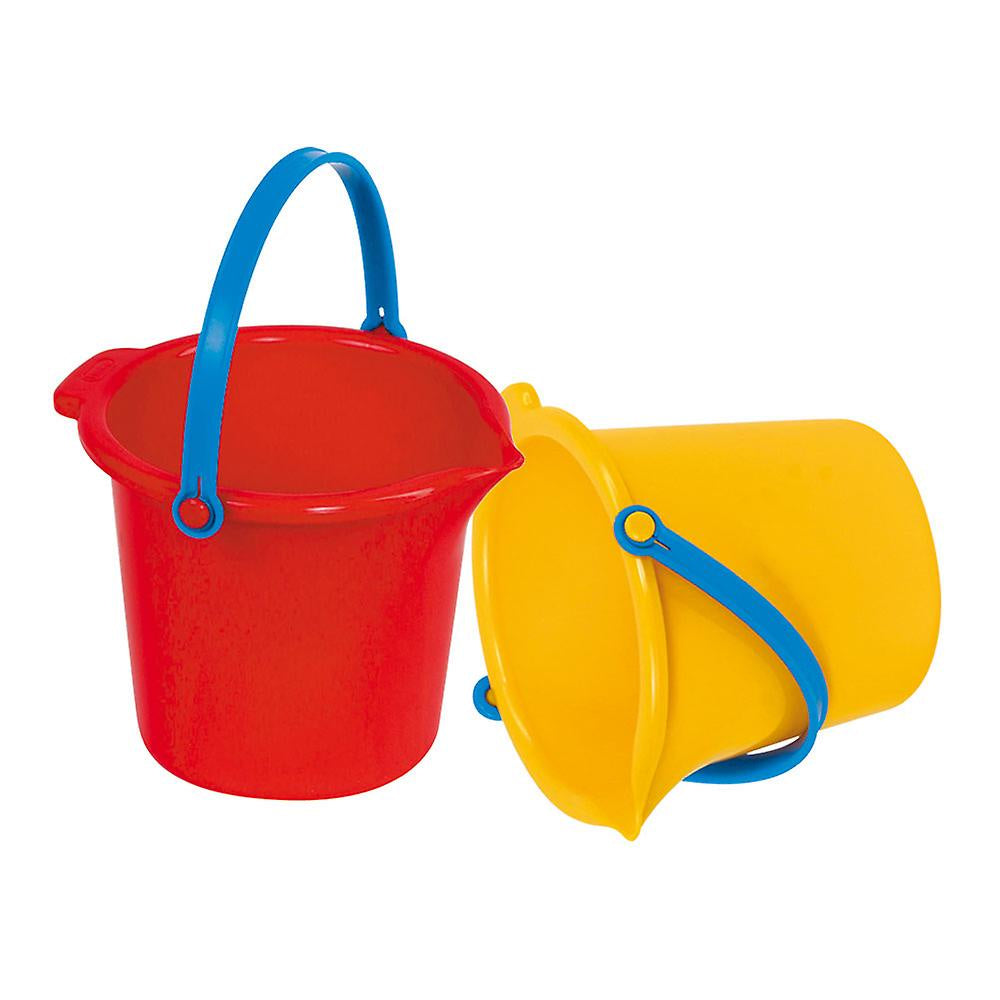 GOWI TOYS - Bucket, 18cm - Assorted Plain Colours