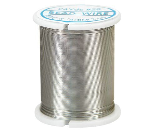 Beading Wire 0.32mm x 22m - Silver