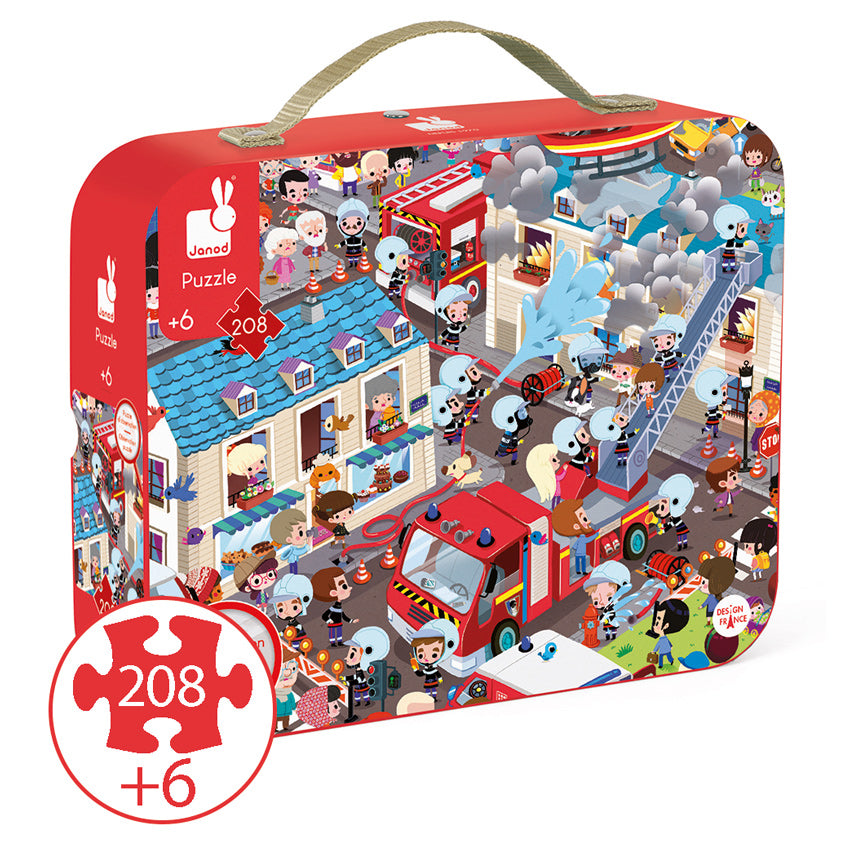 JANOD Observation Puzzle Firefighters - 208 pc