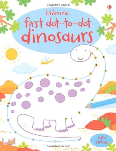 First Dot-To-Dot Dinosaurs - Activity Book