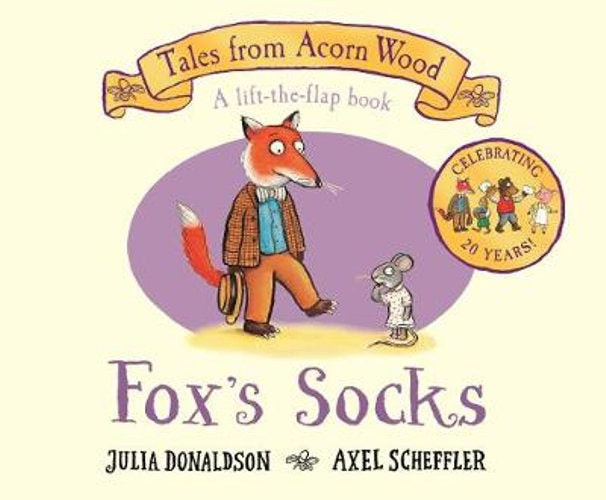 Fox's Socks 20th Anniversary Edition - Board Book