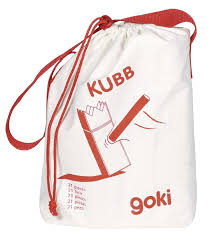 GOKI - Kubb, Vikings game, in a cotton bag