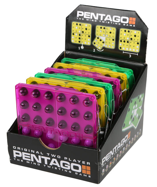 PENTAGO Mechanic Game - Multi Coloured Each