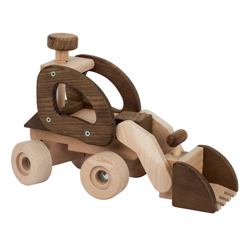 GOKI Nature - Wheel Loader Large - Wooden