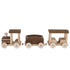 GOKI Nature - Train with Carriages - Wooden 71cm