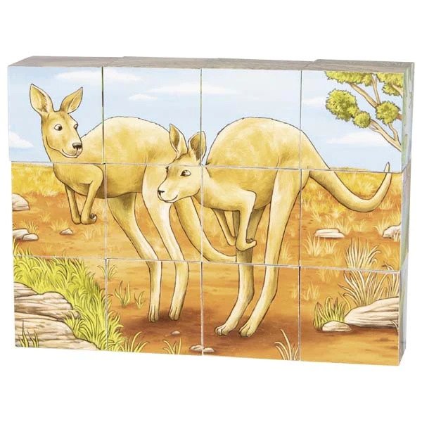GOKI - Puzzle - Cube -  Australian Animals