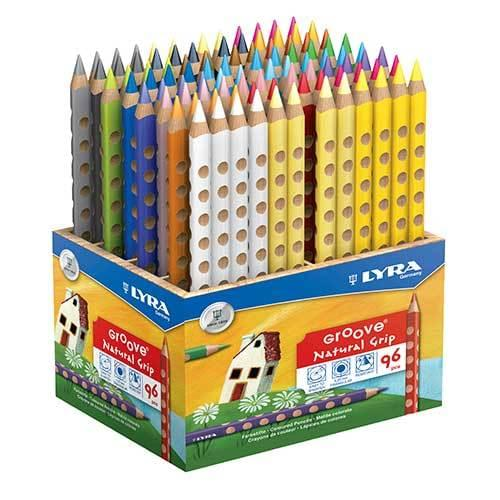 Lyra Groove Colour Pencil Assorted - 96 Pack