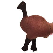 PAPOOSE Puppet Hand - Emu - Felt