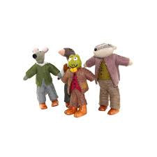Papoose-Doll-Wind in the willows-set of 4