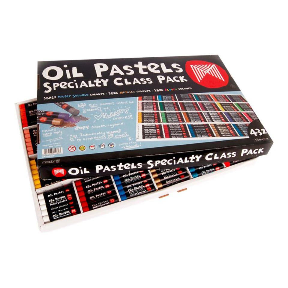 Micador Large Oil Pastels Class Pack Set 432