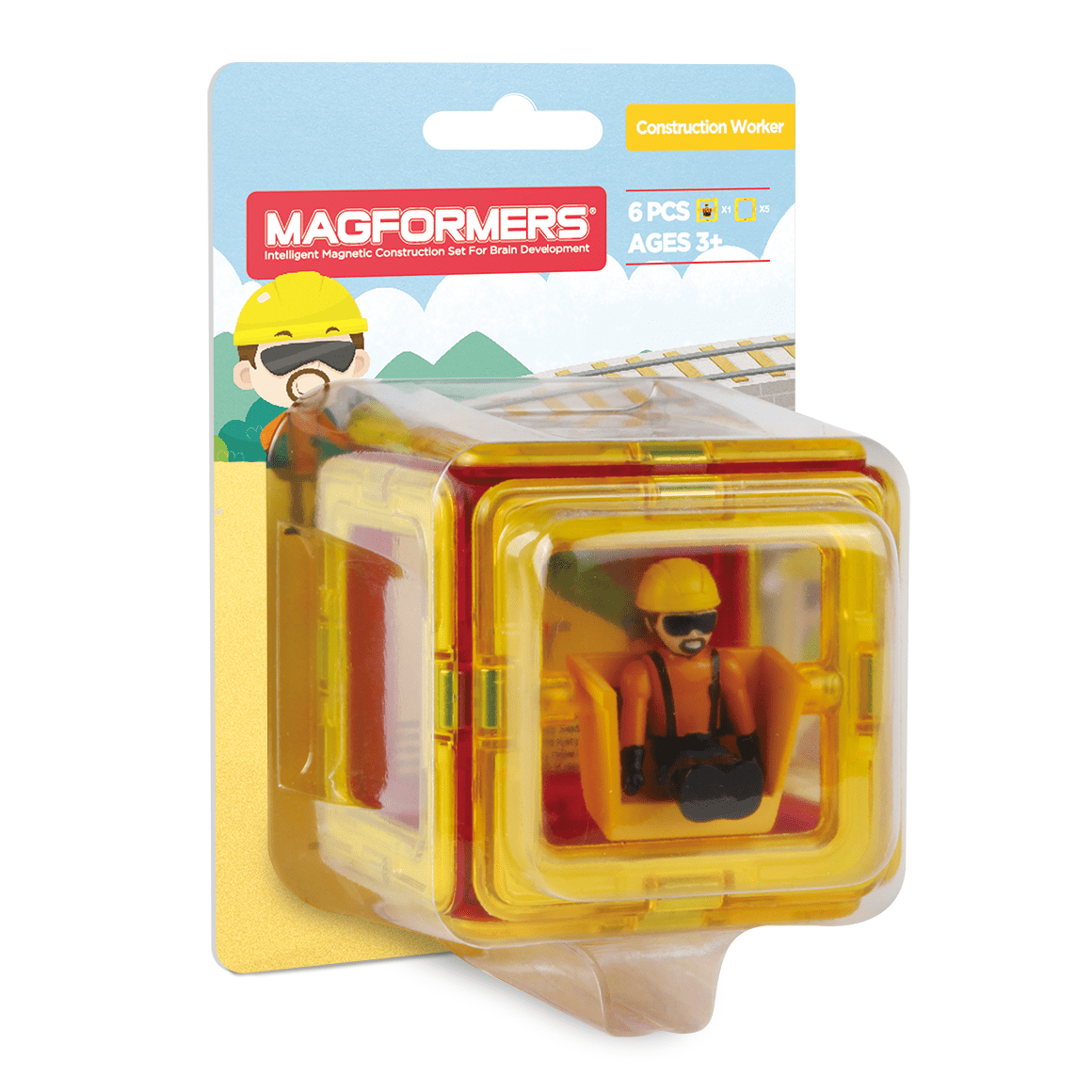 MAGFORMERS - Basic - Figure Plus - Construction Man