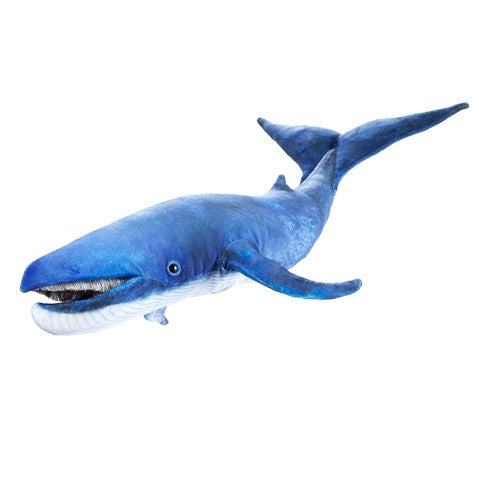 FOLKMANIS HAND PUPPET - Blue Whale