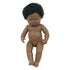 MINILAND DOLL - African Girl 38cm Anatomically Correct Baby Doll - undressed