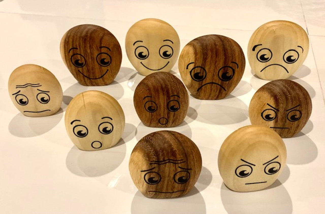 Papoose -Mood Pebbles - Emotions 10pc