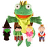 FIESTA CRAFTS Hand Puppet w/Finger Puppets - Frog Prince
