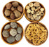 PAPOOSE Open Ended - Loose Parts - Teak Sensory Dishes - 4pc