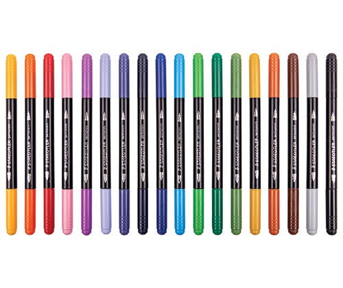 Staedtler Double-Ended Permanent Pens 36s