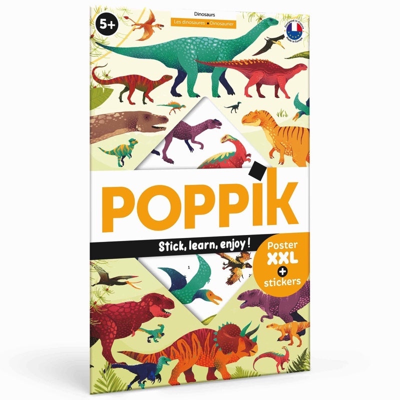 Poppik Art Kit - Discovery Stickers - Dinosaurs