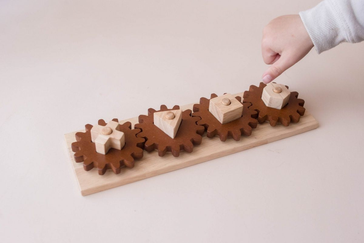 Qtoys - Gear Puzzle - Wooden