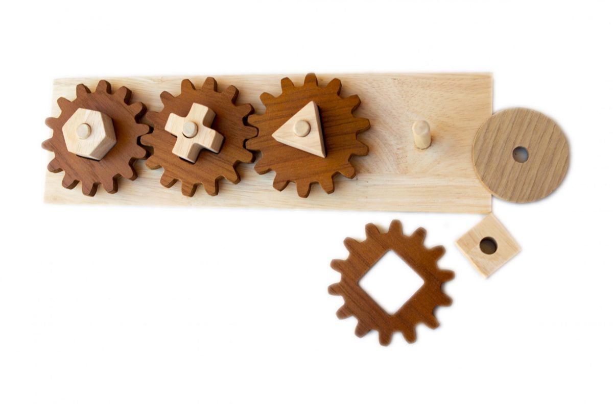 Qtoys - Gear Puzzle - Wooden