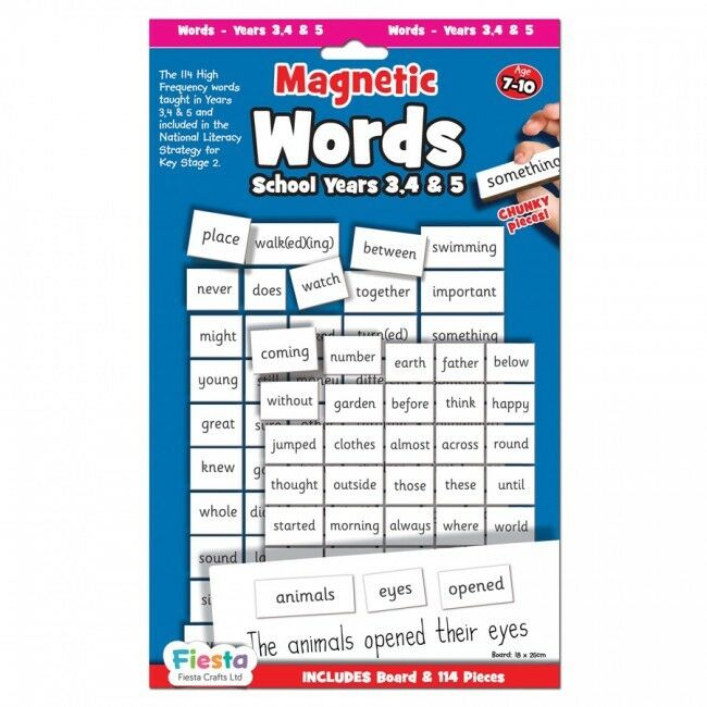 FIESTA CRAFTS Magnetic Charts - Words Years 3,4,5