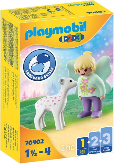 PLAYMOBIL 123 - Fairy Friend with Fawn 70402