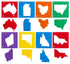 Stencils - Australia & State Map - Set of 8