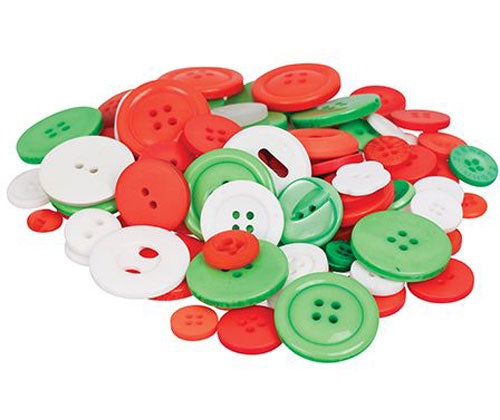 Christmas Craft -Basics Buttons Xmas 600g approx. 1400pcs