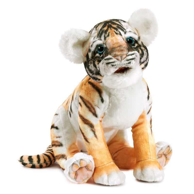 FOLKMANIS HAND PUPPET- Baby Tiger Puppet