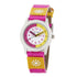 CACTUS Watches - Time Teacher Watch - Pink Band with Yellow Flower
